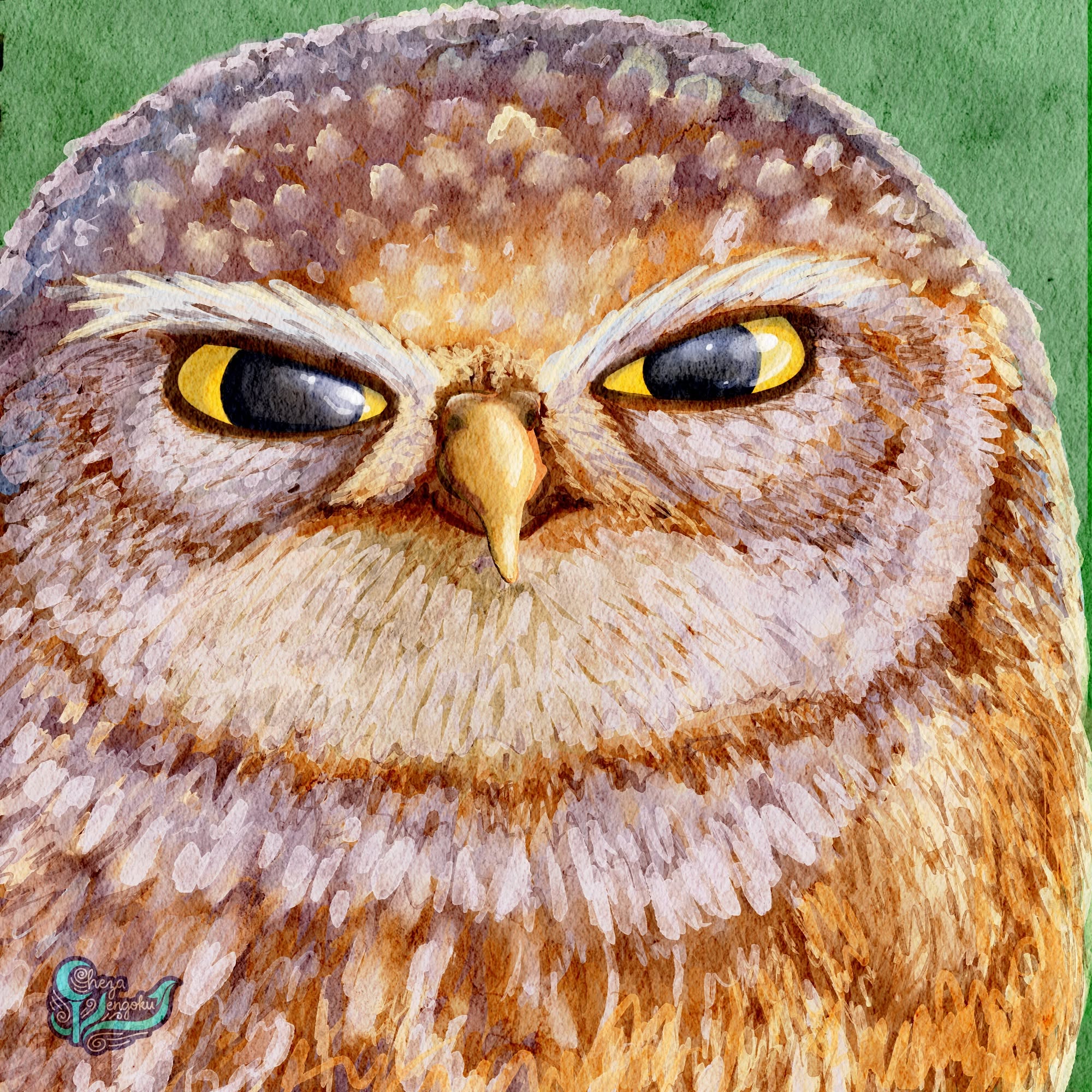 Owl artwork by ChezaS